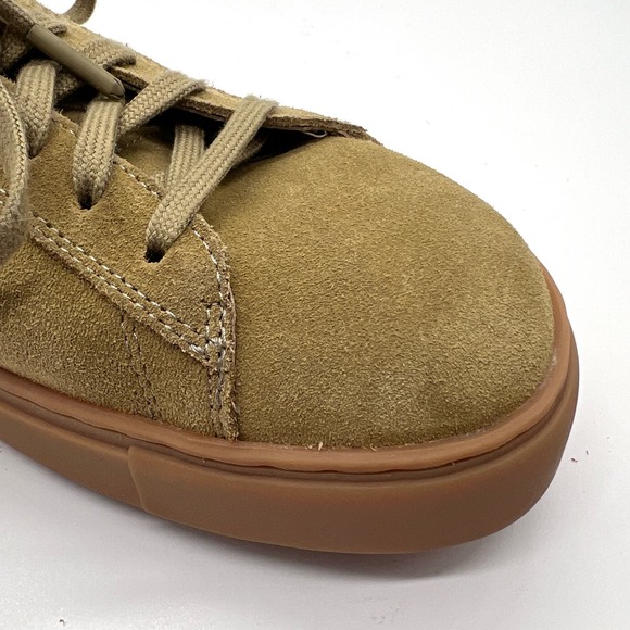 BIRKENSTOCK Bend Low Top Sneaker Womens 40 Khaki Tan Narrow Suede Lace Up - Picture 10 of 13